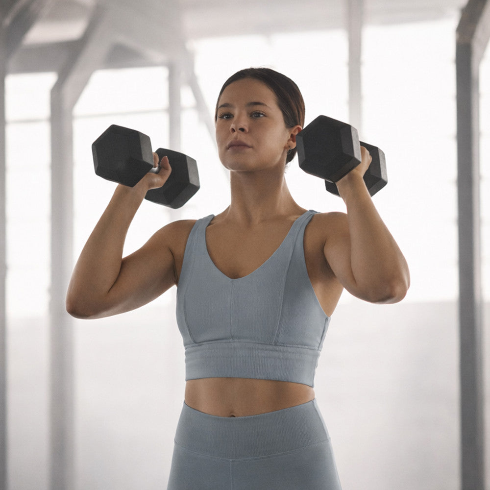 KAYMAN Rubber Hex Dumbbells Pair 15kg