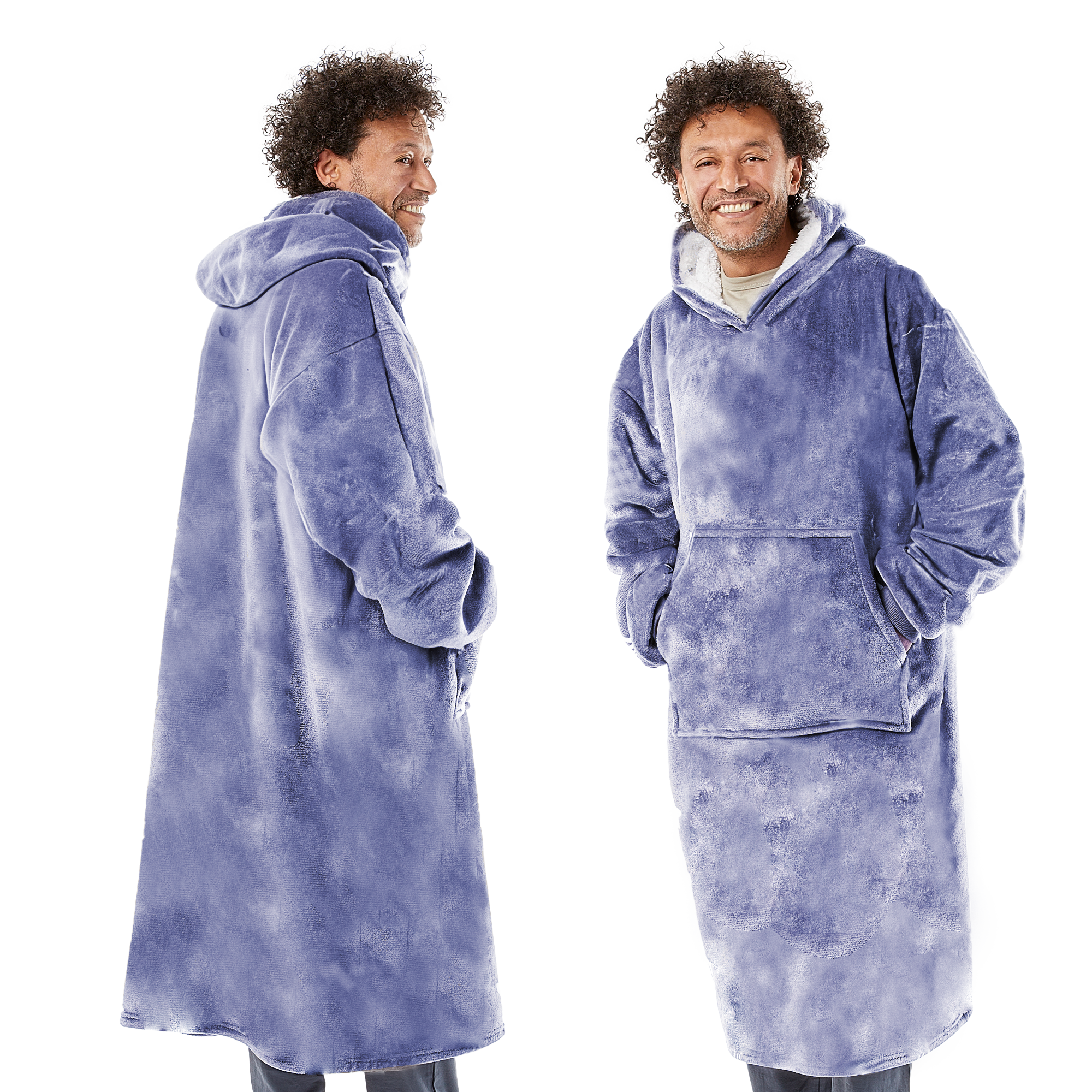 Thermal, Soft & Long-length Throw Hoodie in all Sizes & Colours - UK