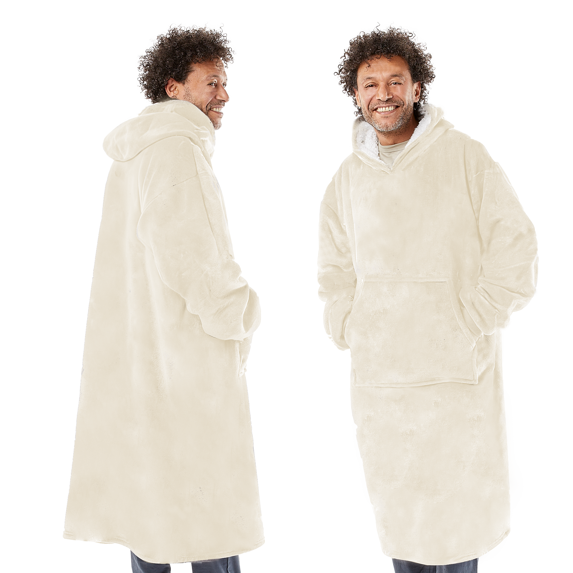 Thermal, Soft & Long-length Throw Hoodie in all Sizes & Colours - UK