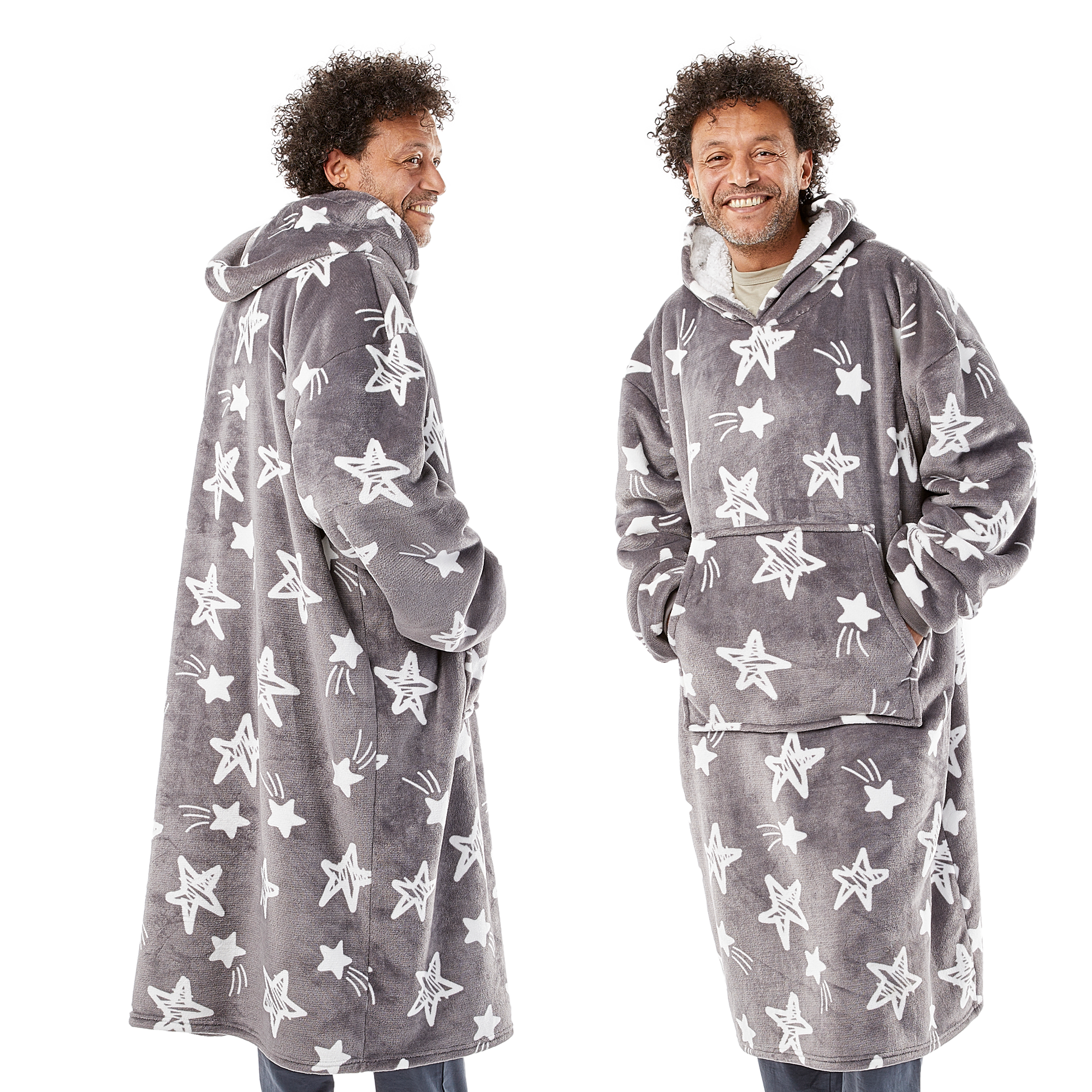 Thermal, Soft & Long-length Throw Hoodie in all Sizes & Colours - UK