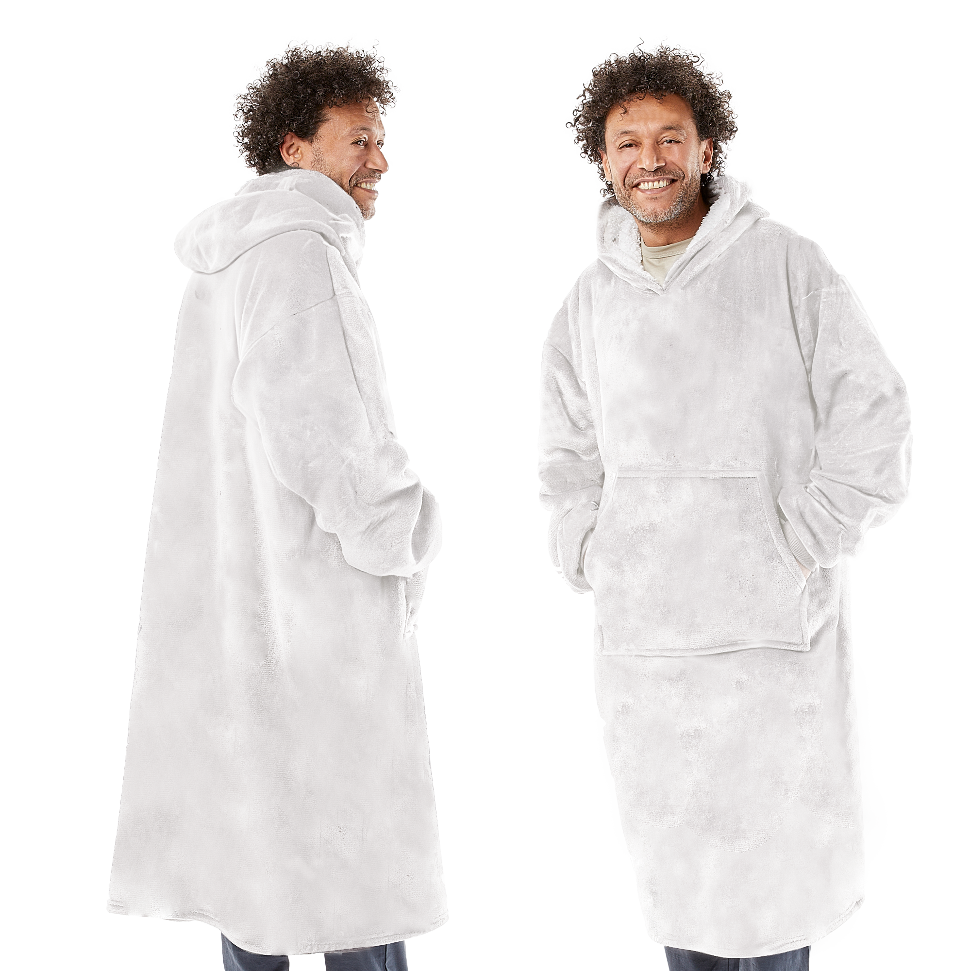 Thermal, Soft & Long-length Throw Hoodie in all Sizes & Colours - UK