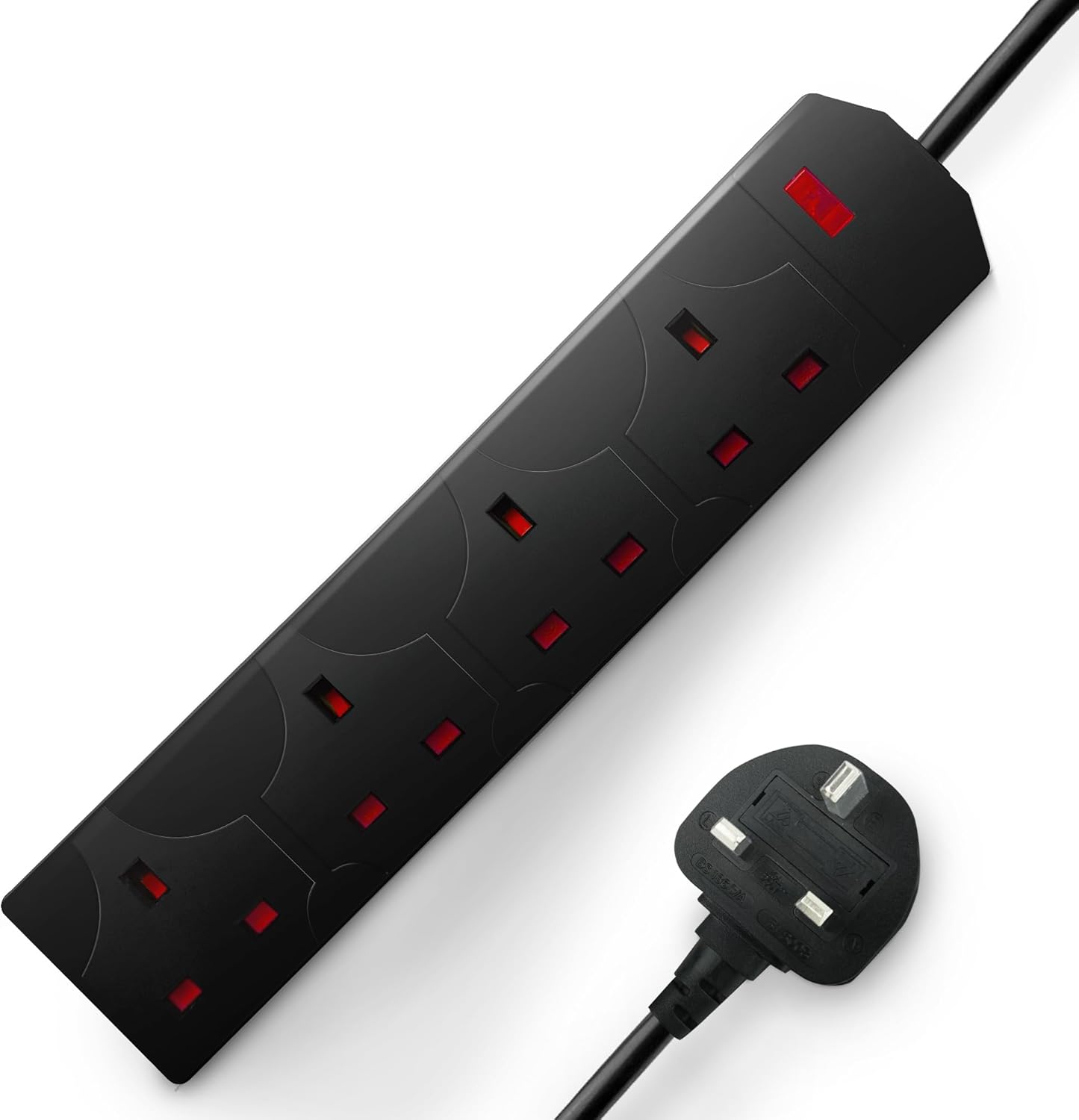 DESIRETECH 4-Gang Extension Lead