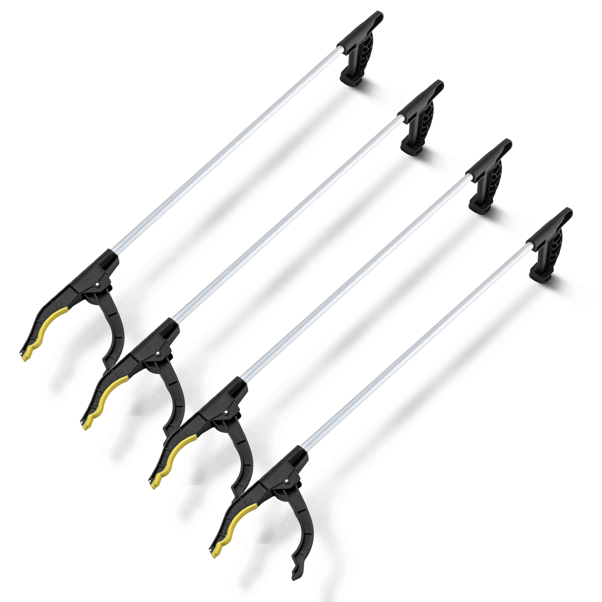 Litter Picker Ergonomic Long Reach Handle 30 Inch Garden Tool - Magnetic Pick Up