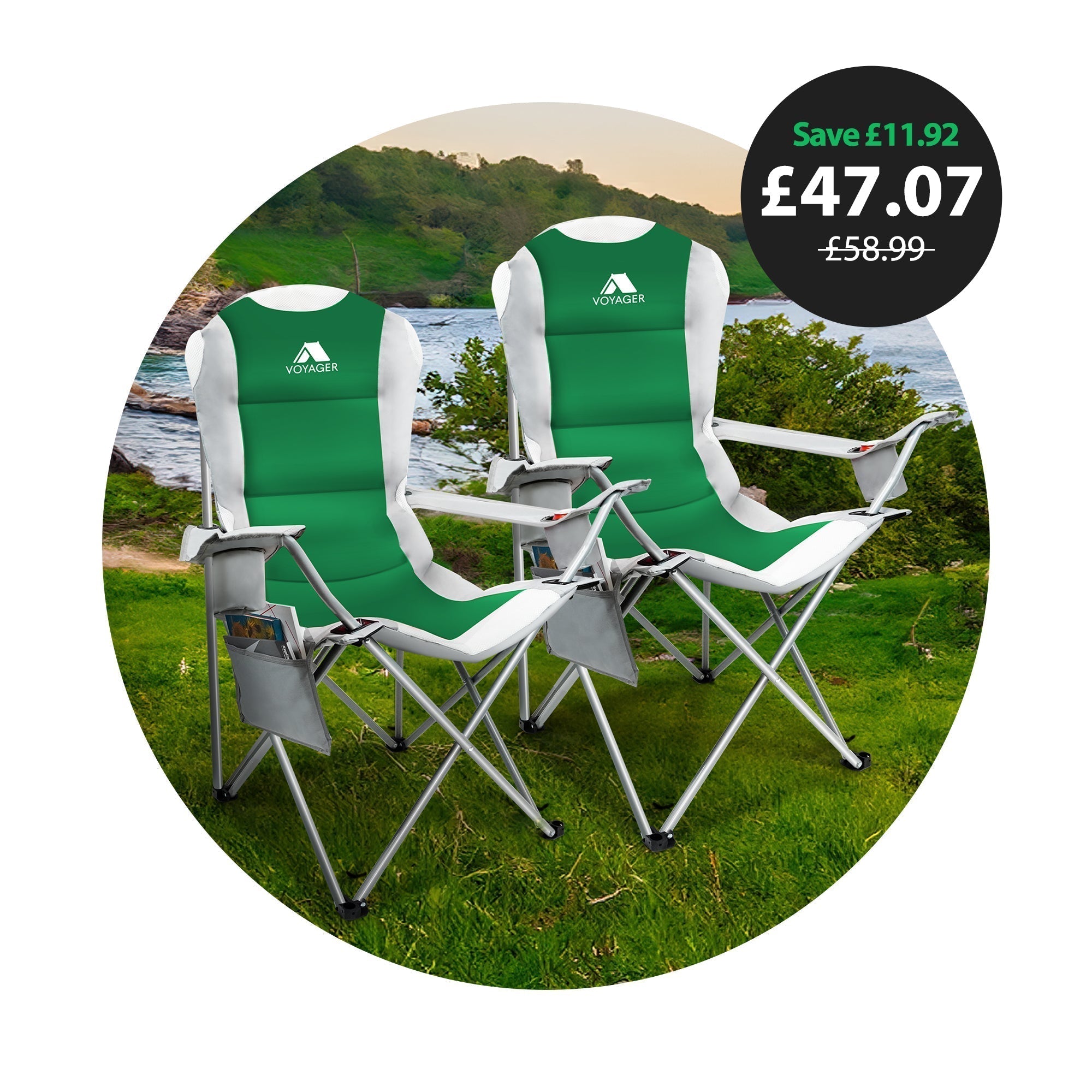 Padded Camping Chair