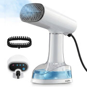 Keplin 1640W Handheld Garment Steamer with Fabric Brush Attachment White UK