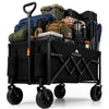 Lightweight Folding Camping Wagon, 120L - Outdoor Cart