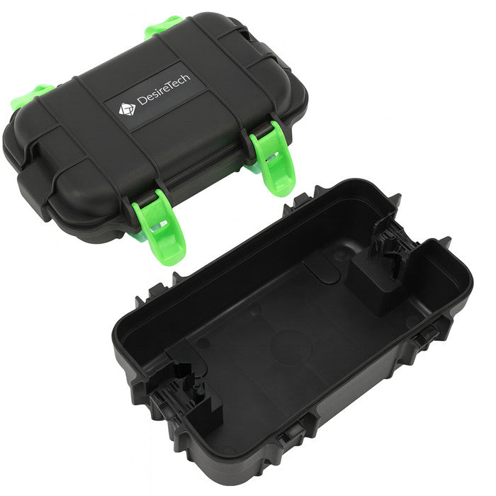 Desiretech Weatherproof Outdoor Electric Box, 4 Gang, 10m Lead