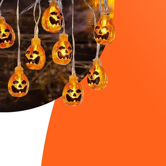 Halloween Pumpkin String Lights