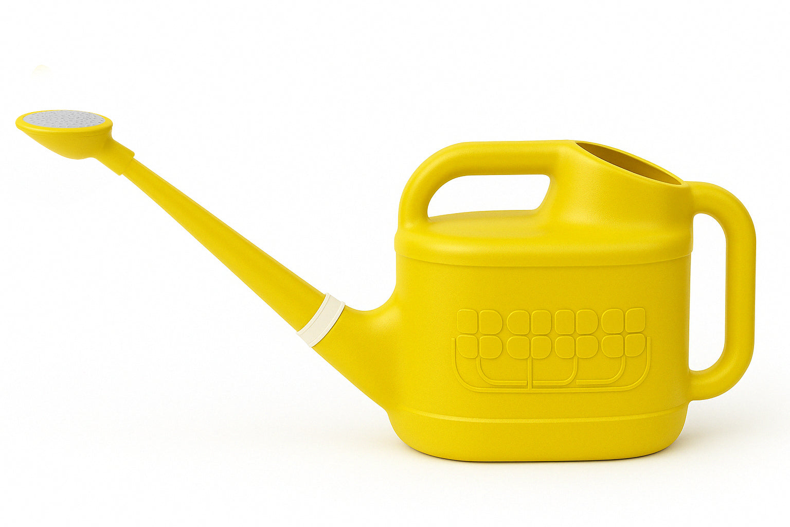 8L Plastic Watering Can with Stainless Steel Sprinkler Rose