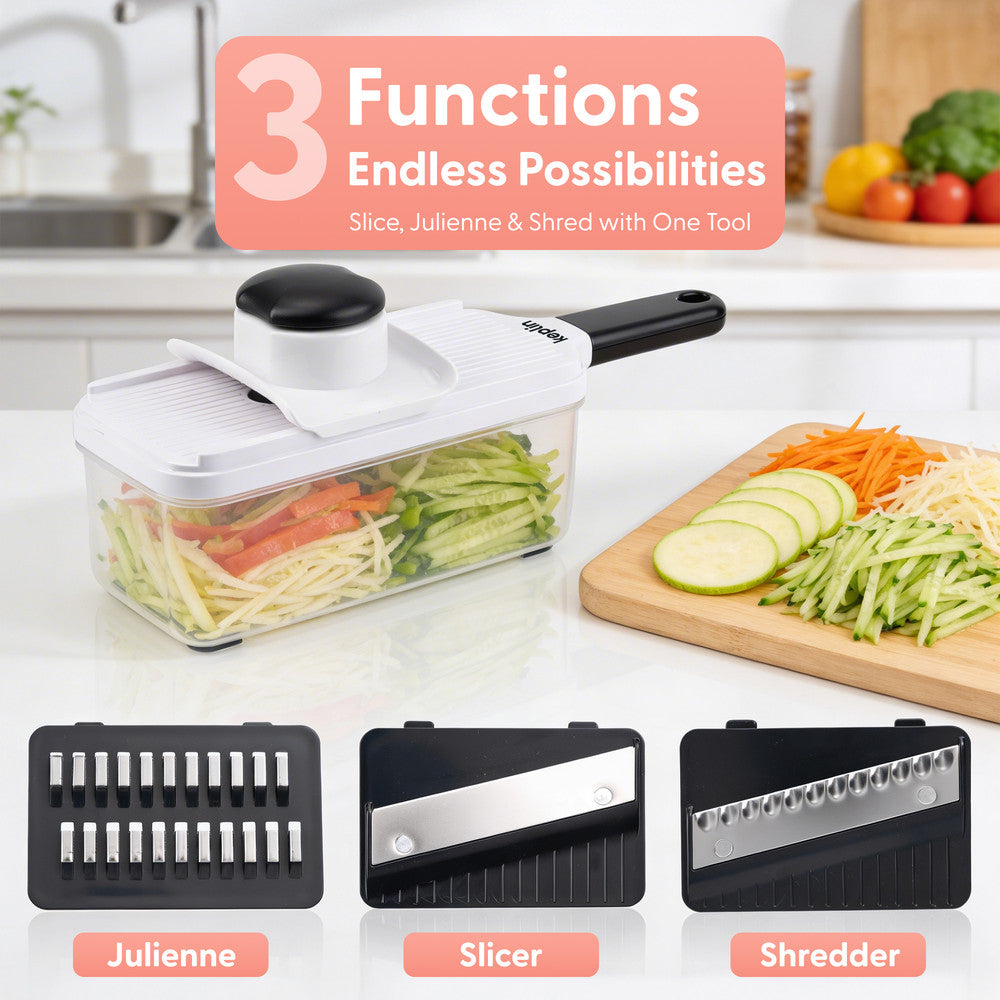 3-in-1 Vegetable Chopper with Container – image 2