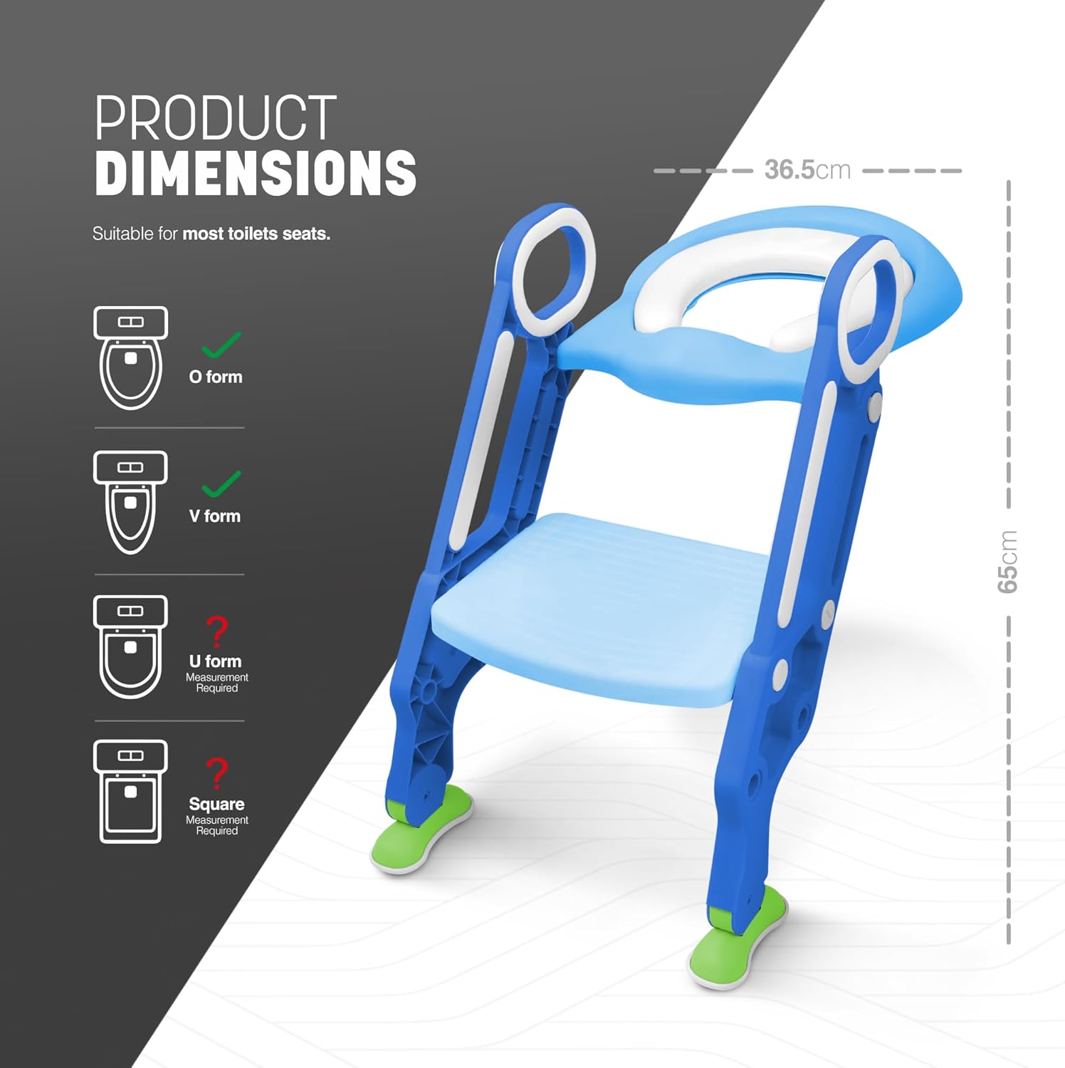 Kids Adjustable Potty Training Seat with Step Stool – image 4