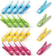 Multicolour Clothes Pegs for Washing Line - 20 Pack