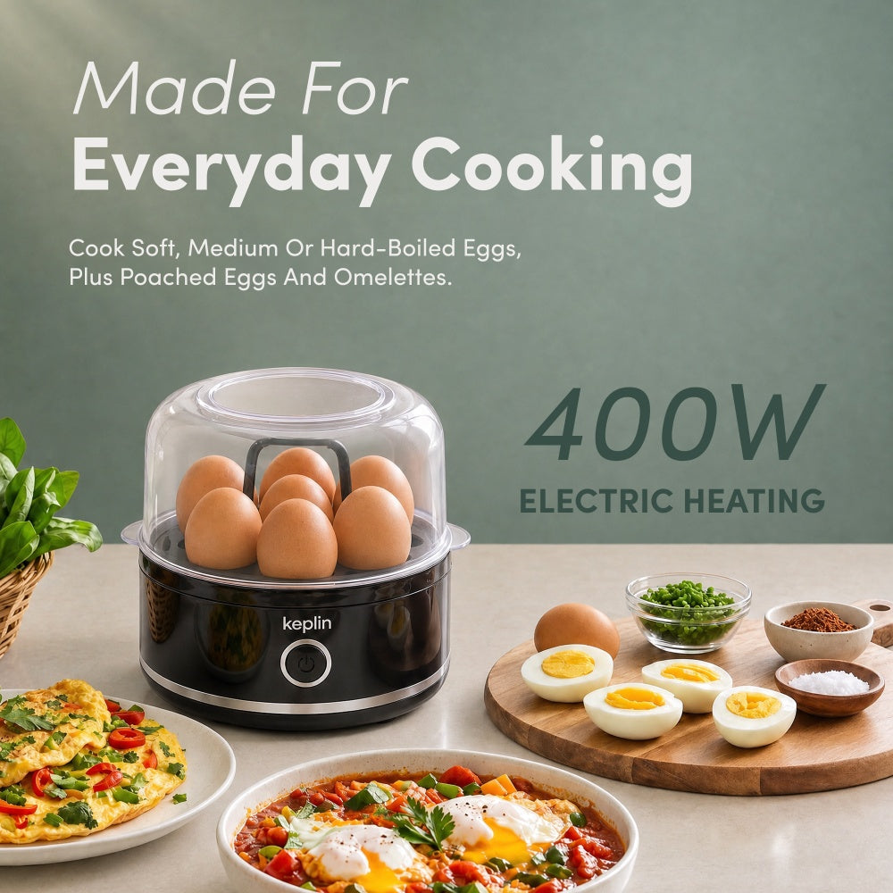 Electric Egg Cooker 7 Egg Capacity - 400W