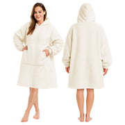 Blue oversized blanket hoodie – giant wearable blanket cosy UK