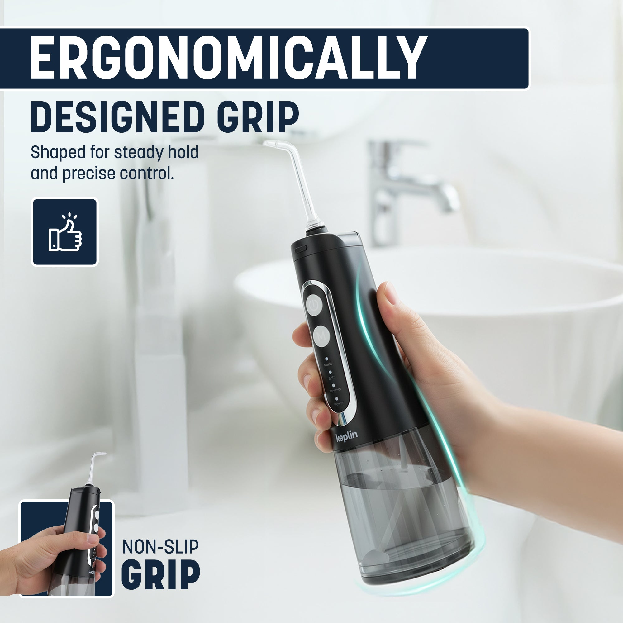 Cordless Water Dental Flosser Oral Irrigator