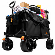 200L Heavy Duty Folding Festival Trolley with 360° Swivel Wheels and 150kg Capacity