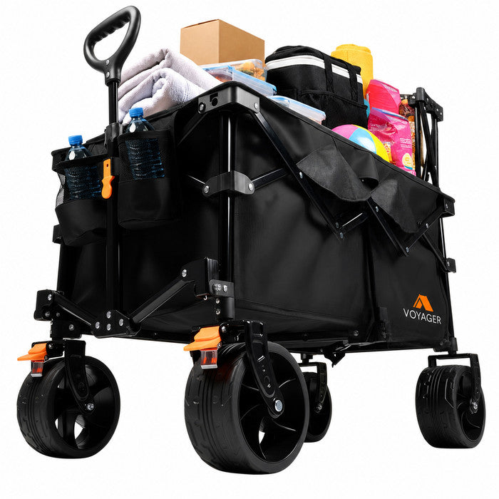 200L Folding Camping Wagon and Heavy Duty Festival Trolley