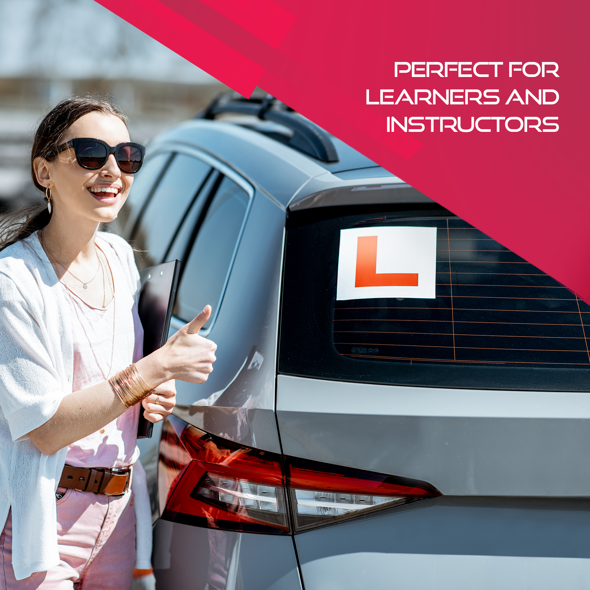 Magnetic L & P Plates for Car – image 9