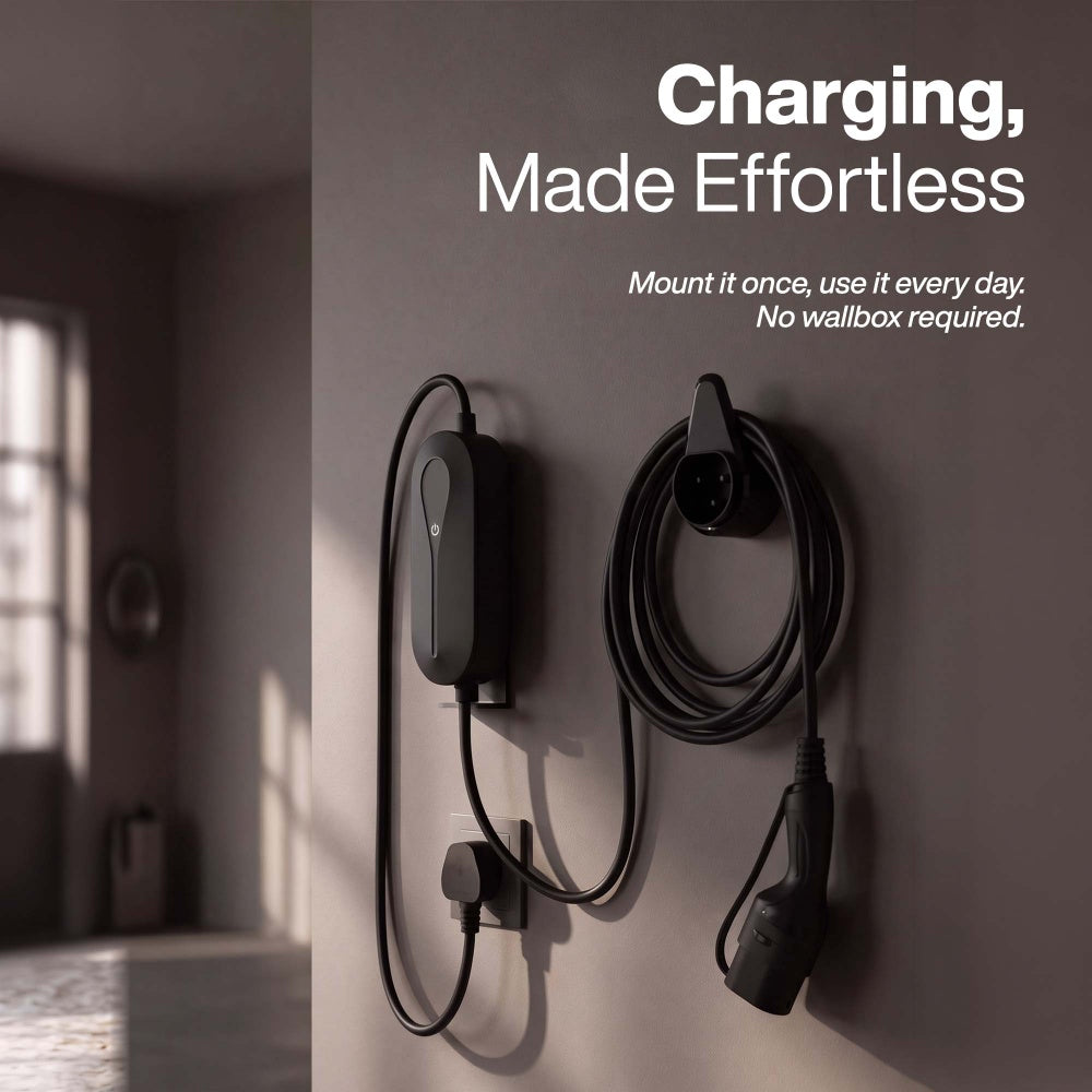 Desiretech EV Charger Cable Type 2 to 3 Pin Plug