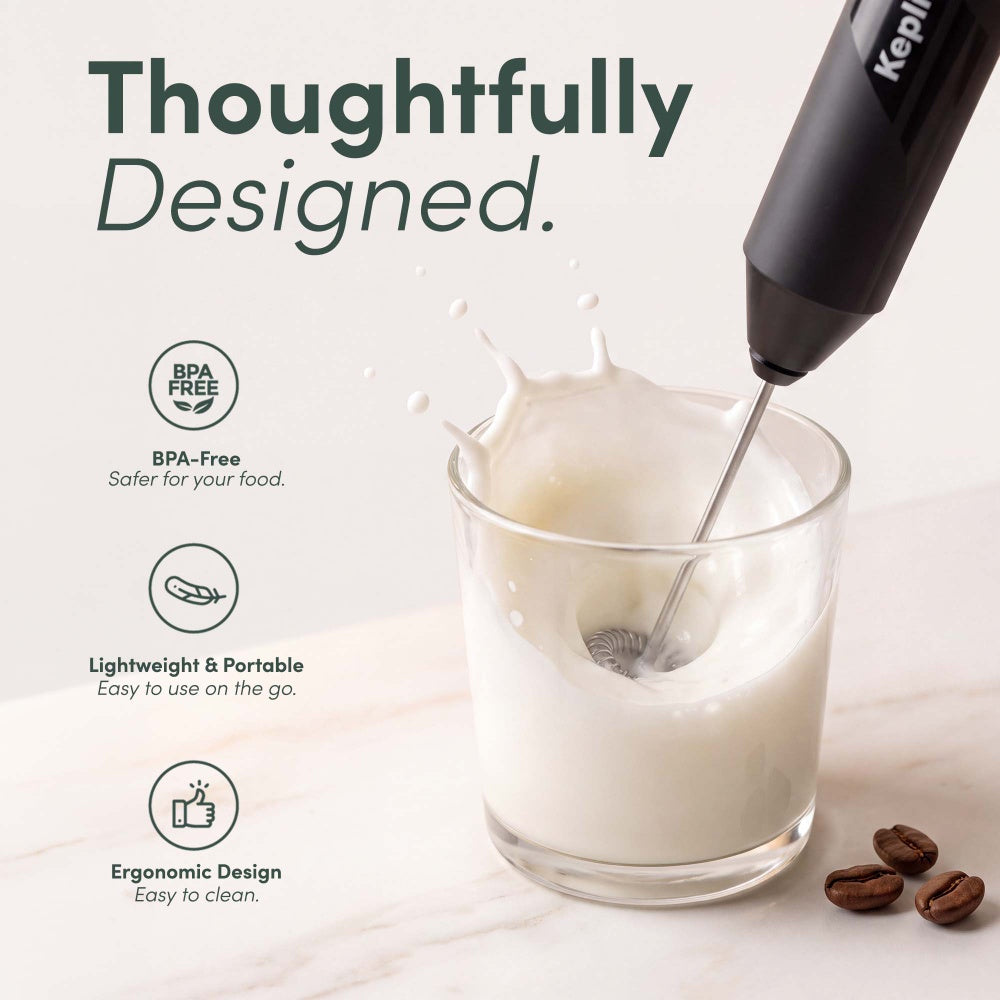 BPA Free Handheld Milk Frother Lightweight Portable UK