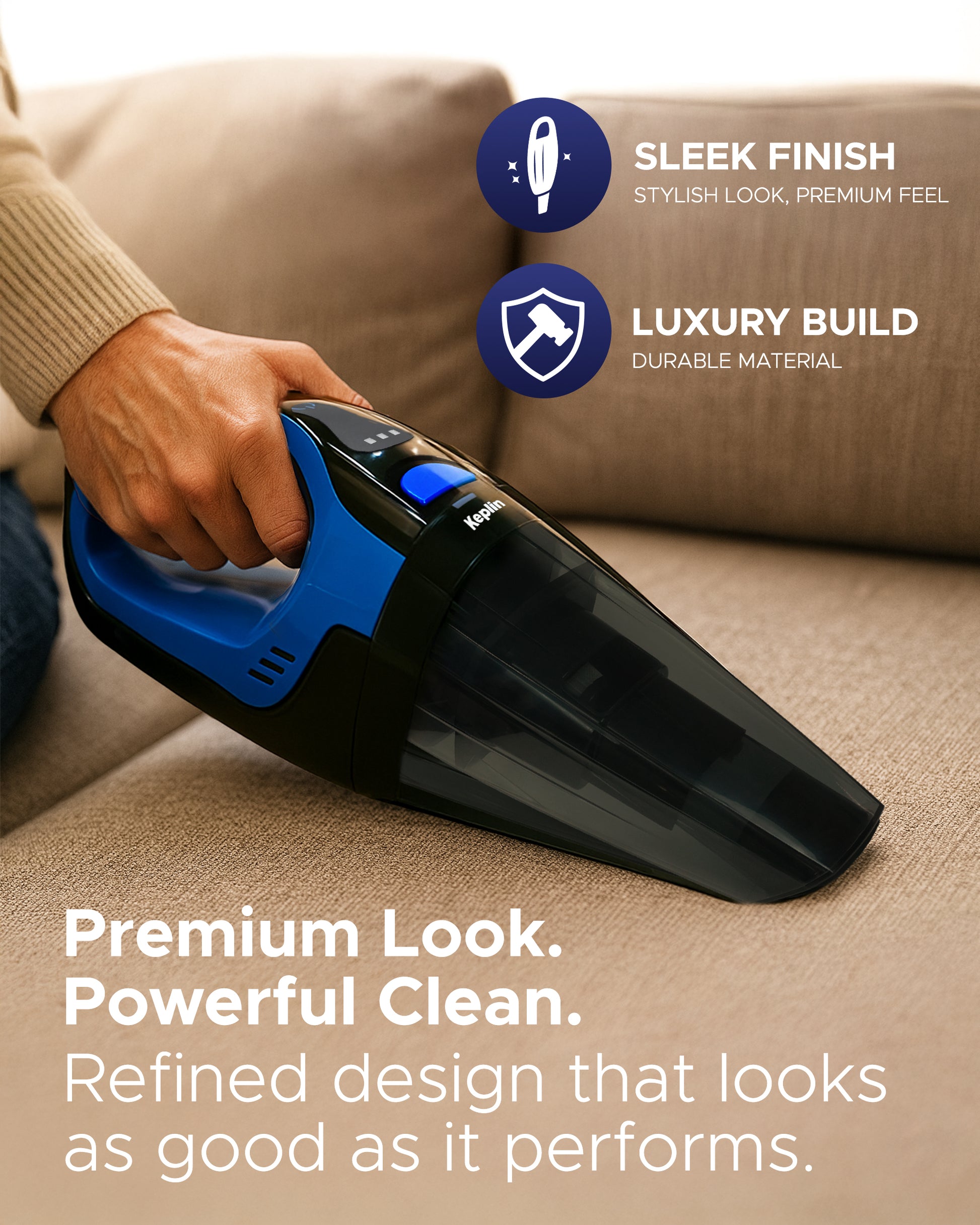 Cordless Handheld Vacuum Cleaner - Wet & Dry Use – image 2