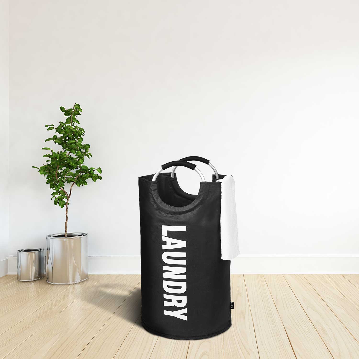 82L Collapsible Large Laundry Basket - Foldable, Lightweight & Easy to Carry – image 9