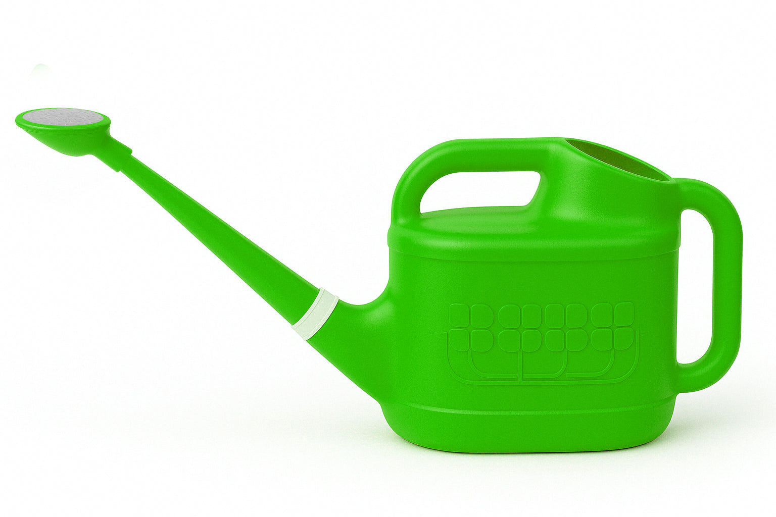 Keplin - 8L Plastic Watering Can with Stainless Steel Sprinkler Rose - Durable Garden Watering Jug for Plants & Flowers - Easy Pour Outdoor & Indoor Watering Can