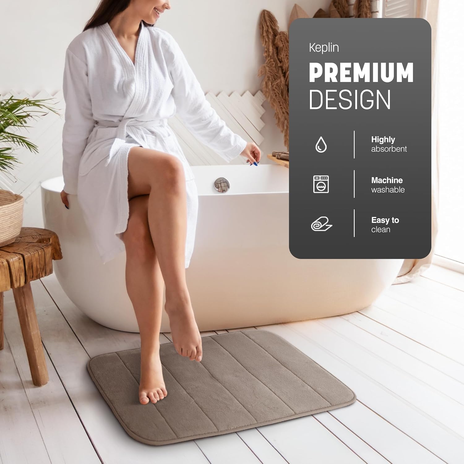 Memory Foam Bath Mat - 40 x 60cm – image 8
