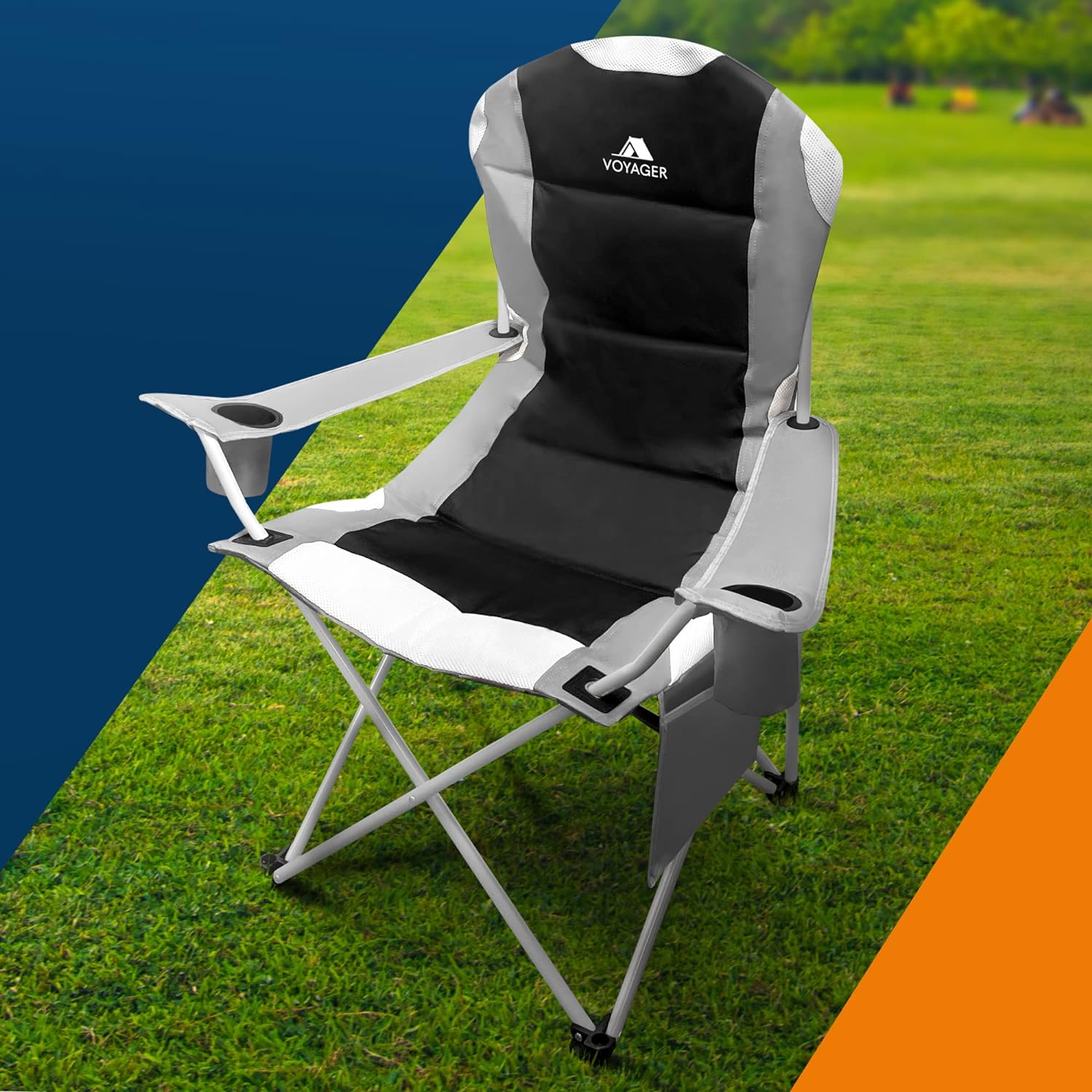 2 Pack Padded Camping Chair