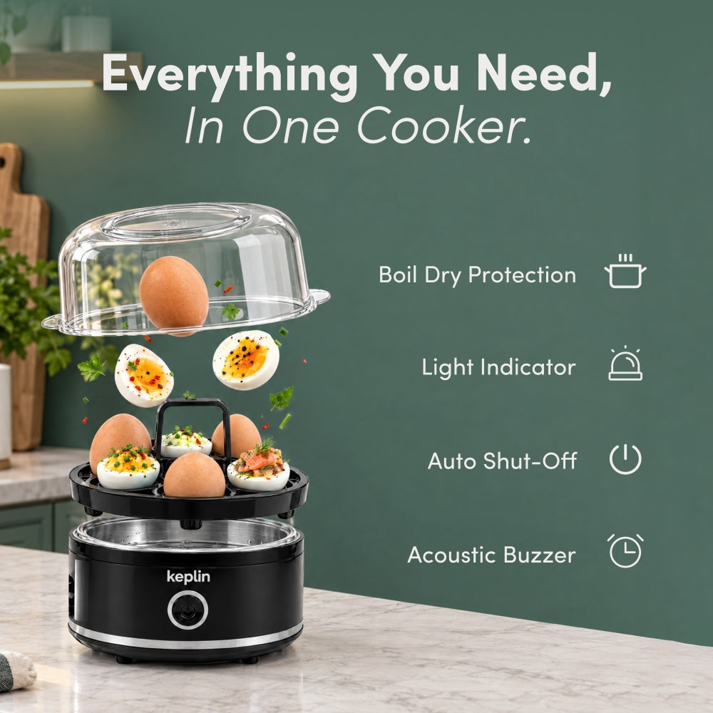 Electric Egg Cooker 7 Egg Capacity - 400W