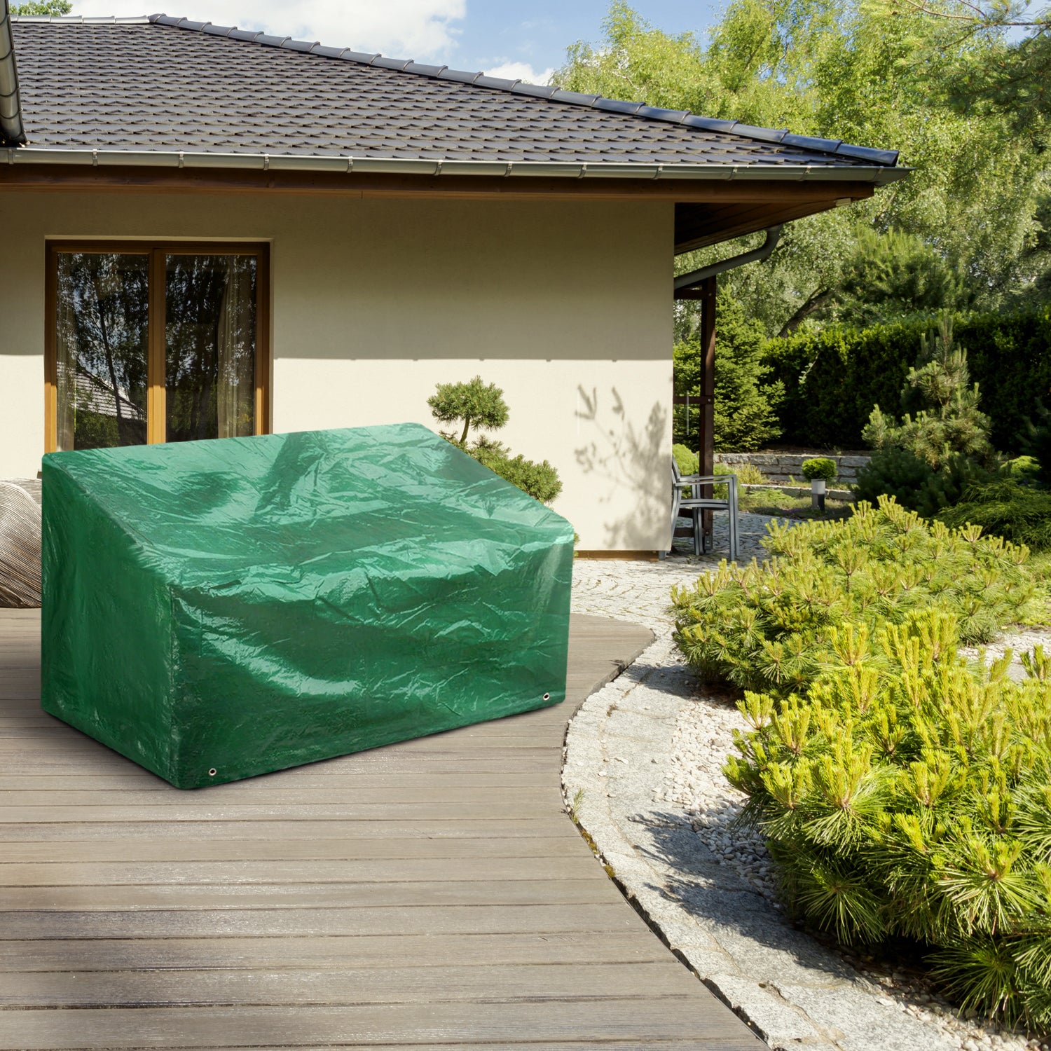 3 Seat Garden Bench Cover - Waterproof, Tear Resistant and UV Protection