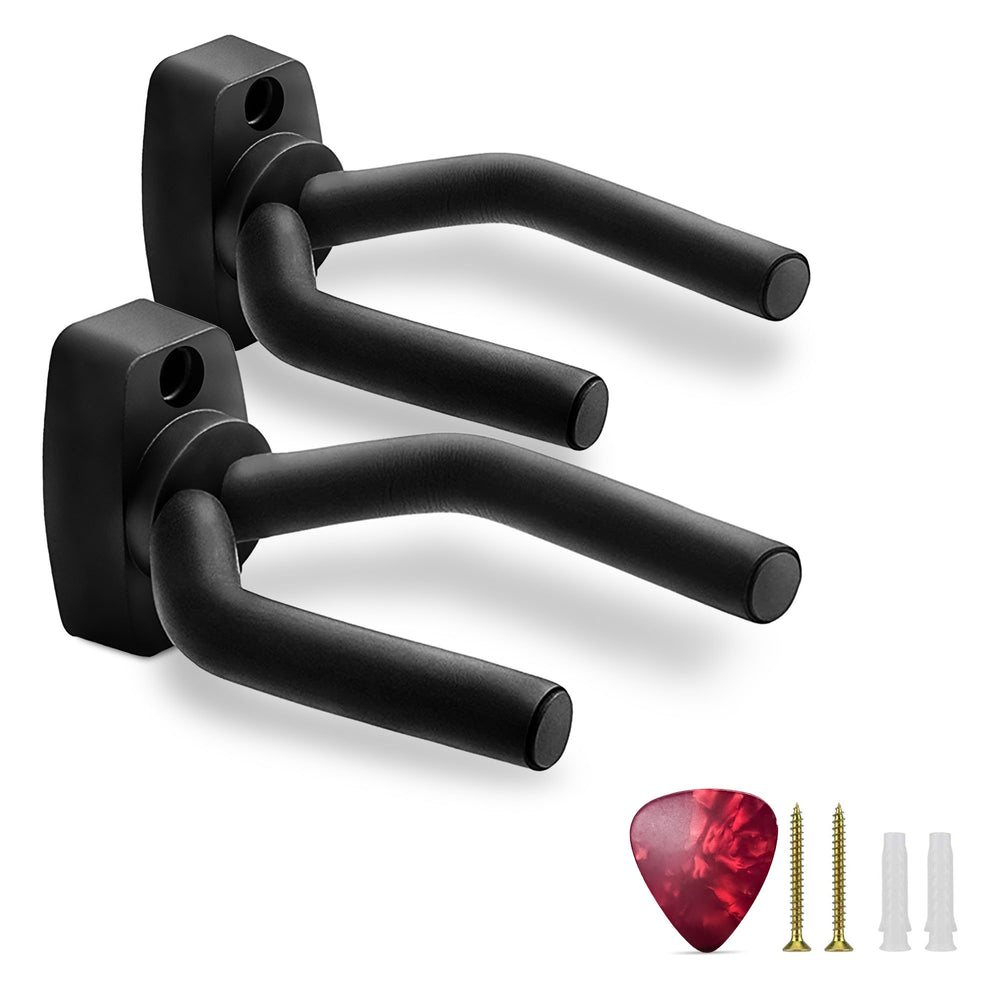 Guitar wall hook rubber padding close-up – cushioned guitar hanger detail