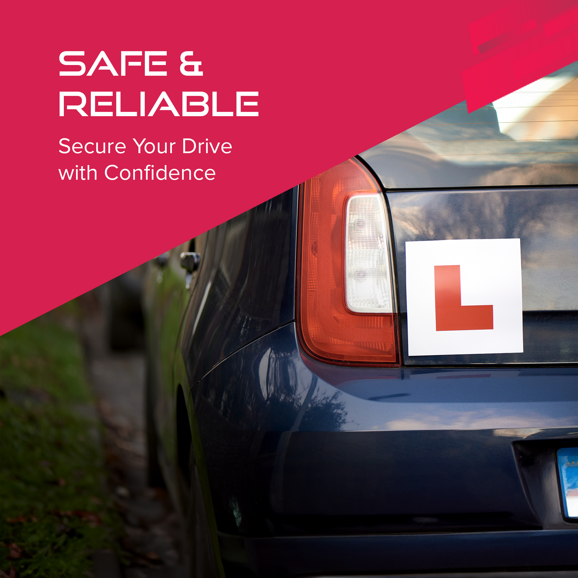 Magnetic L & P Plates for Car – image 10