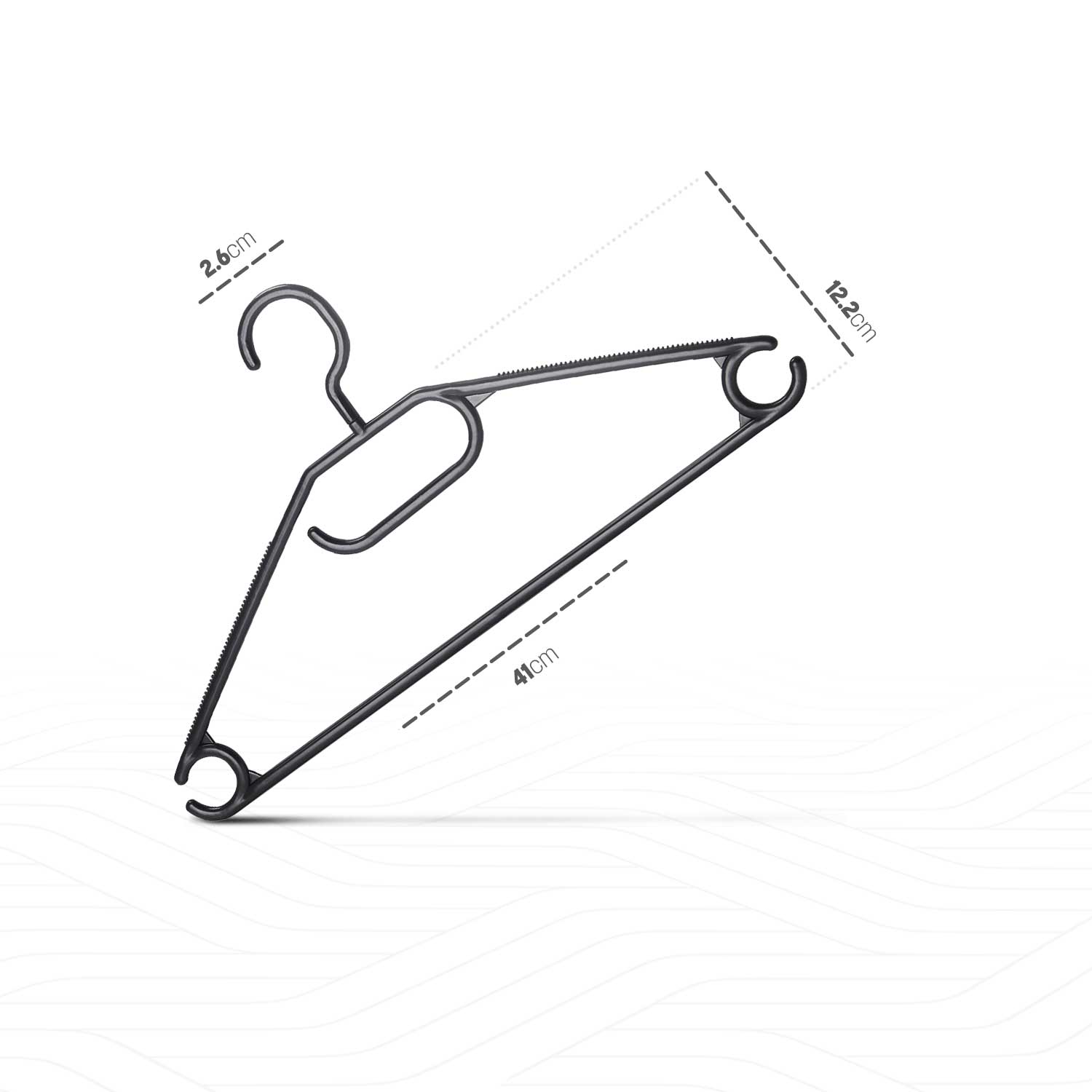 Swivel Hook Hangers with Rotating Hook & Tie