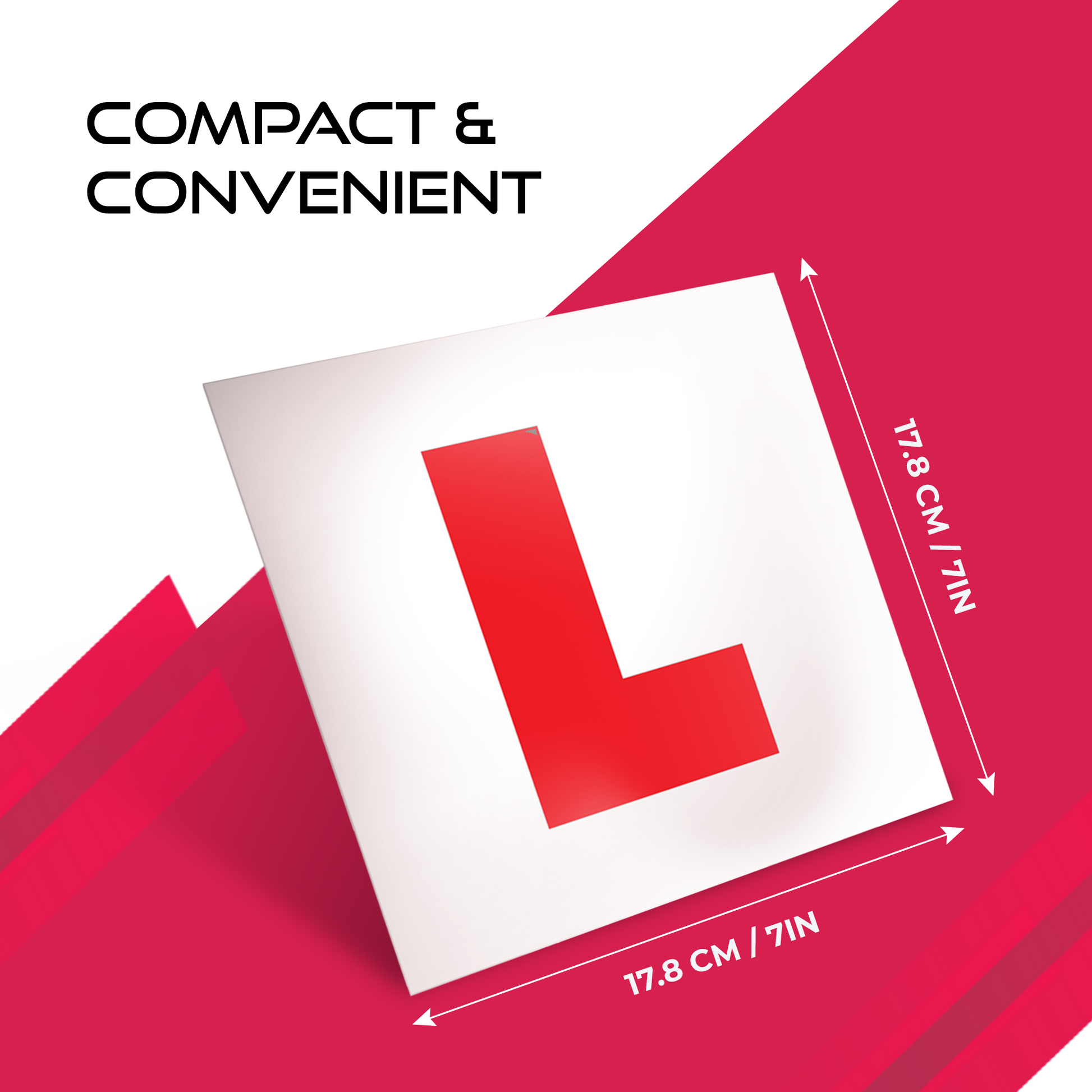 Magnetic L & P Plates for Car – image 8