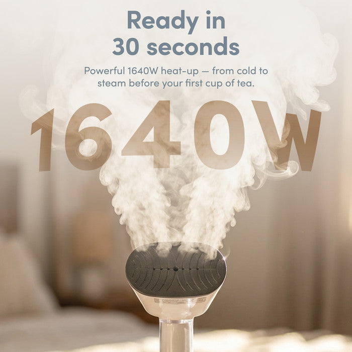 1640W Clothes Steamer Ready in 30 Seconds Powerful Continuous Steam