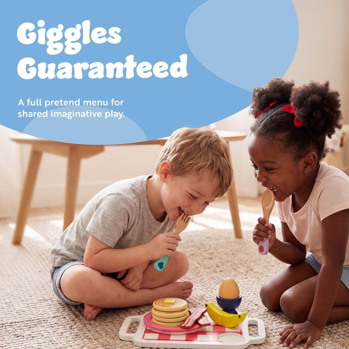Bluey Breakfast Trolley – 35-Piece Wooden Roleplay Set