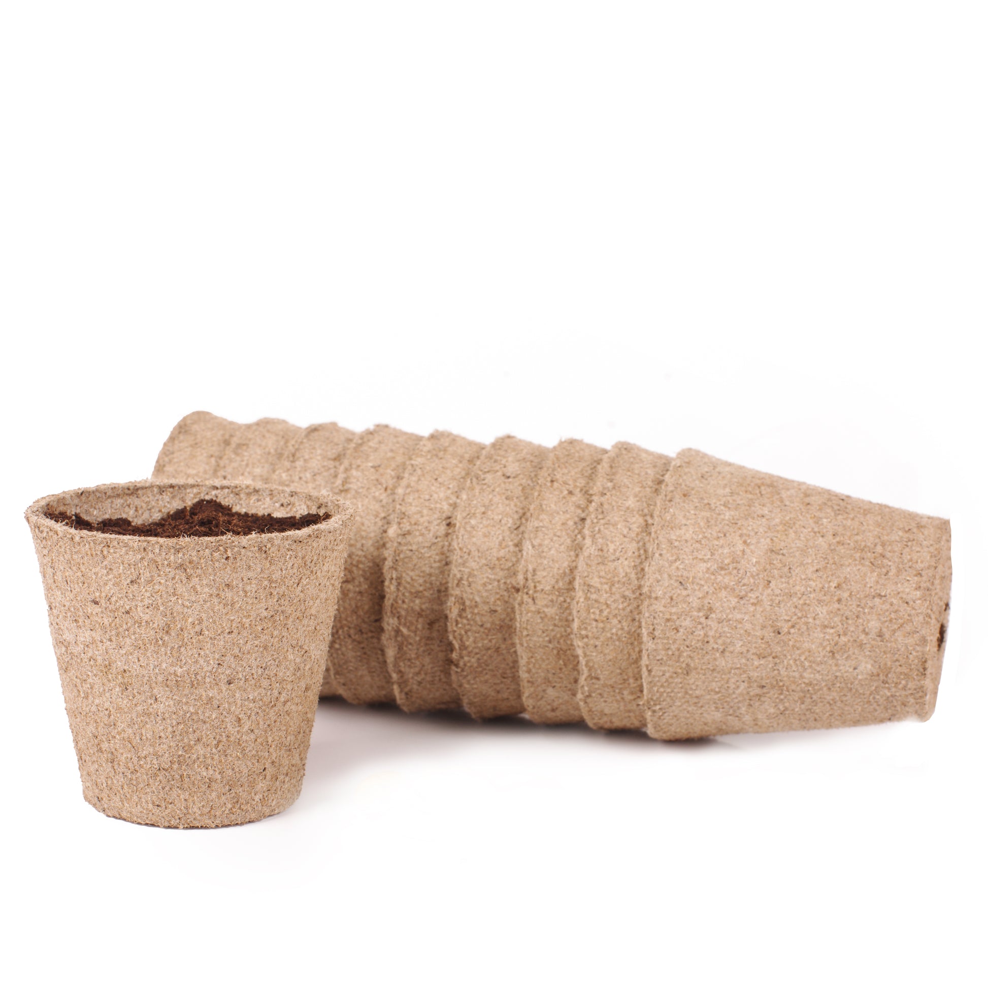 Fibre Plant Pots 96 Pack - Biodegradable Seedling & Planting Pots – image 4