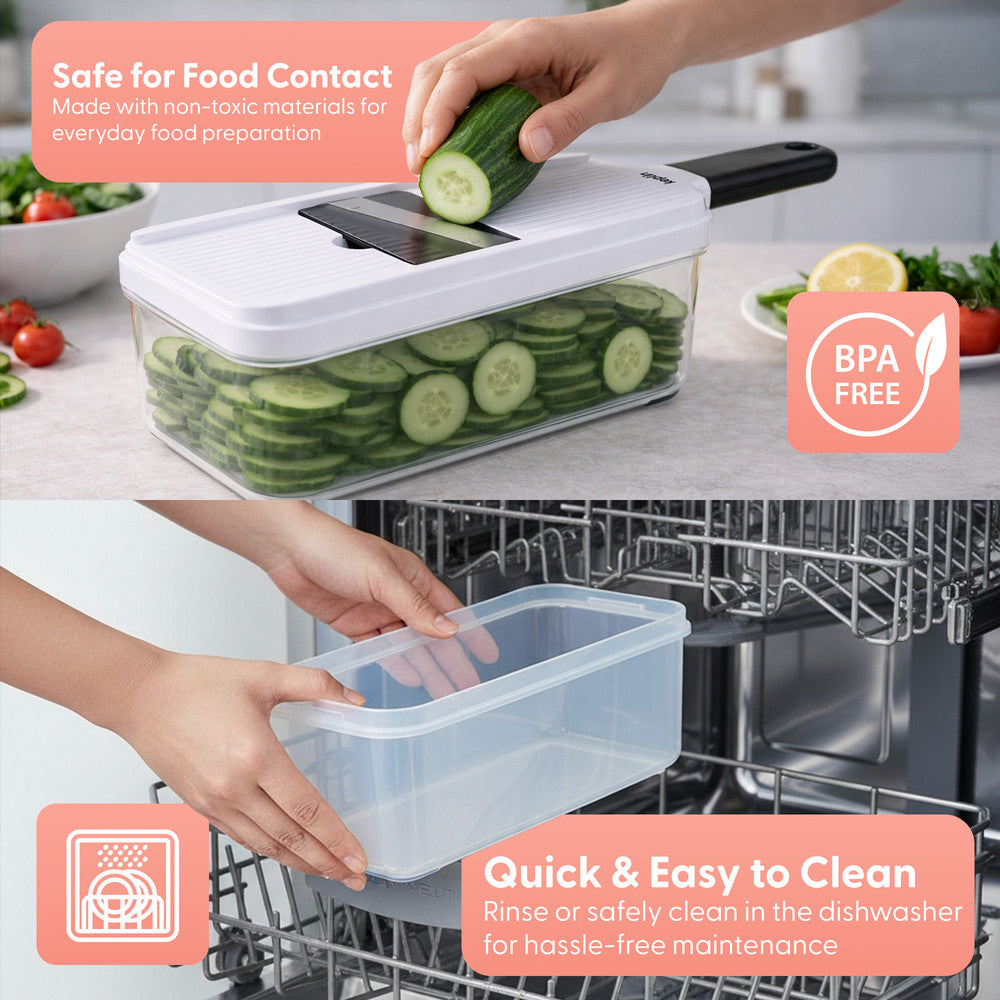3-in-1 Vegetable Chopper with Container – image 5