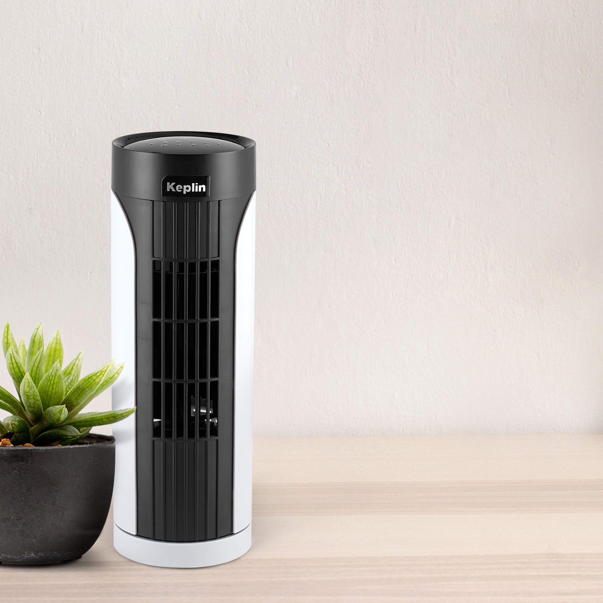 13 inch Mini Tower Fan with Remote - Effortless Cooling Control, Super silent & Wide Rotation & Touch Panel - 3 Speed & 3 Mode Setting