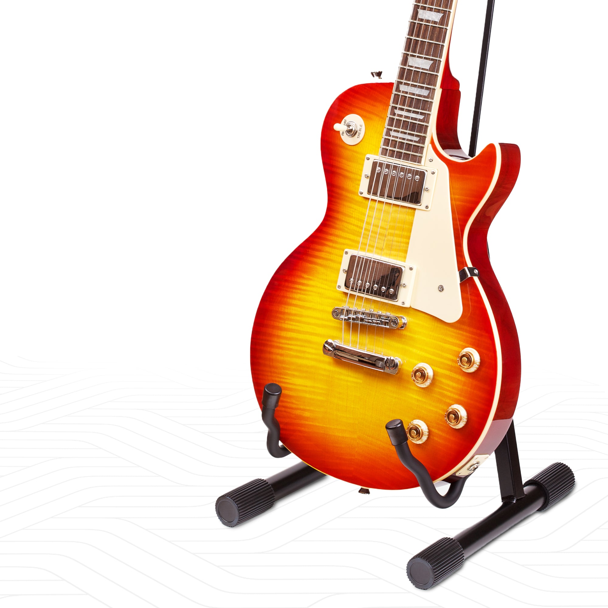 Guitar & Bass Stand A Frame Foldable - Universal, Fits All Guitars, Acoustic & Electric