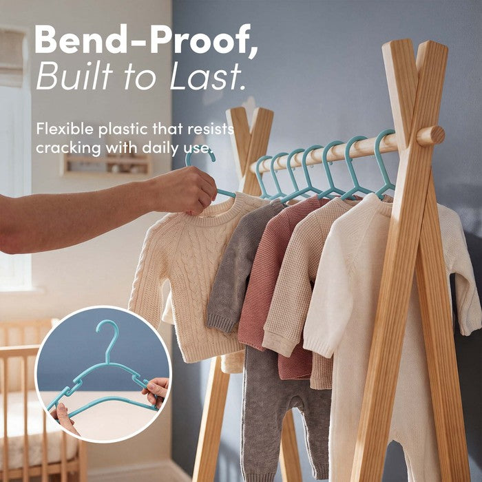 Baby Hangers 36 Pack - Non-Slip Nursery Hangers