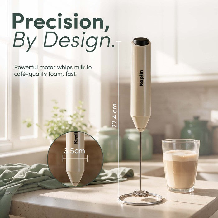 Electric Handheld Milk Frother with Stand