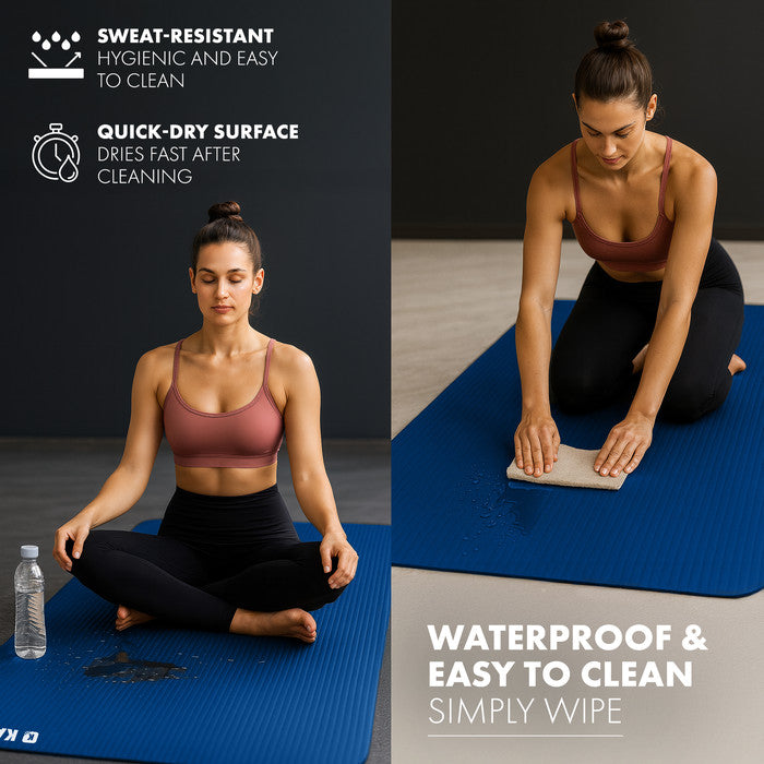 Yoga Exercise Mat - Foam Mat for Pilates, Stretching & Therapy