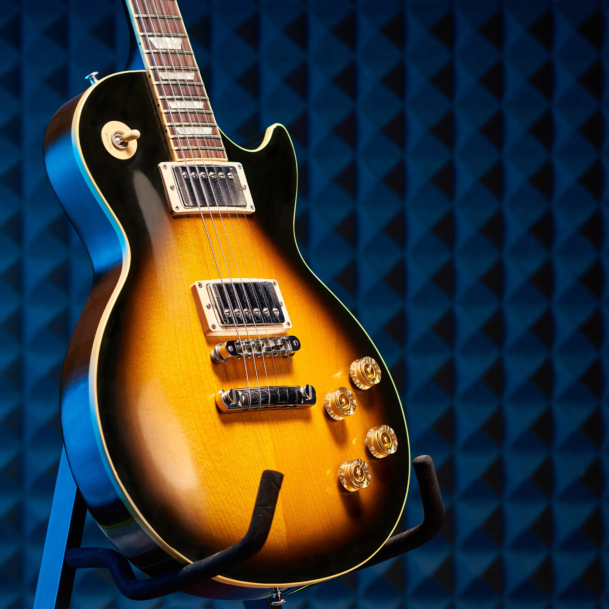 Guitar & Bass Stand A Frame Foldable - Universal, Fits All Guitars, Acoustic & Electric