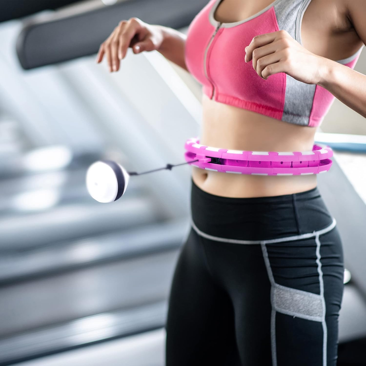 Kayman Hula Hoop Pro: 24-Section Weighted Ring with 360° Auto-Spinning Ball for Fitness, Massage, and Weight Loss – image 9