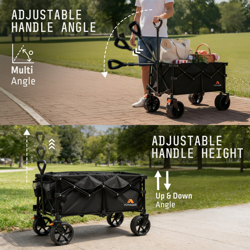 Reinforced Frame Detail on Keplin Folding Camping Trolley