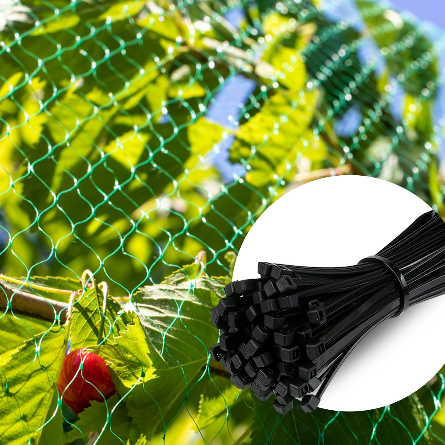 Secure Your Garden: Netting Kit with Tie Cables - UK