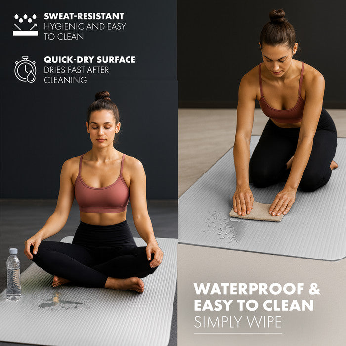 Yoga Exercise Mat - Foam Mat for Pilates, Stretching & Therapy
