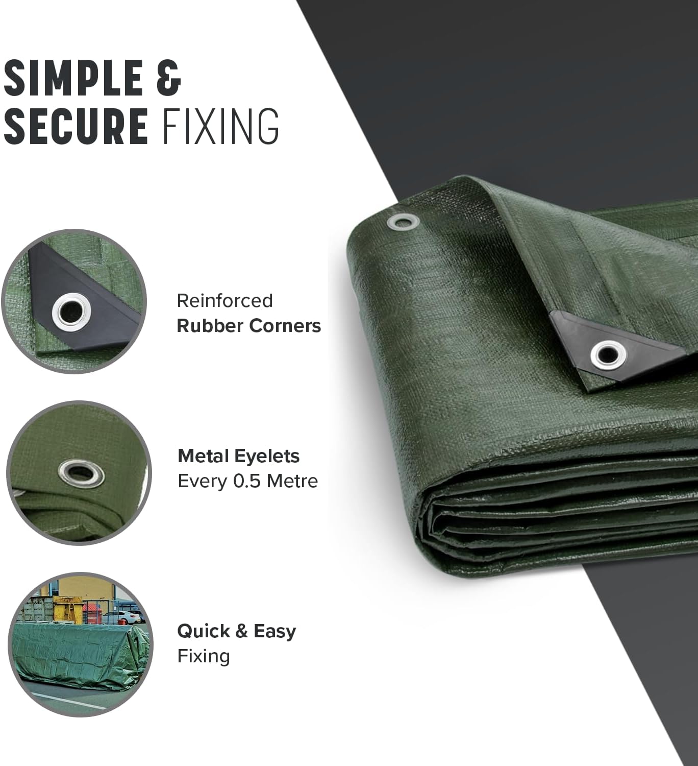 Waterproof Tarpaulin Cover Sheet